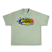 Oil Green Vintage-Awana clubs Urban Heavy Tee - ArtMosaic