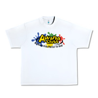 White Vintage-Awana clubs Urban Heavy Tee - ArtMosaic