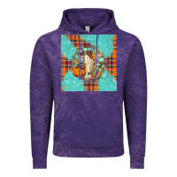 Cloud Purple fall bull skull Vintage Hoodie - BarkalooDesign