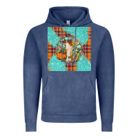 Vintage Denim fall bull skull Vintage Hoodie - BarkalooDesign