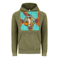 Fall Bull Skull Vintage Hoodie | Teevron