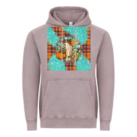 Vintage Zinc fall bull skull Vintage Hoodie - BarkalooDesign