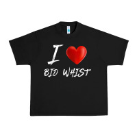 Black i love heart bid whist card game t shirt Urban Heavy Tee - ArtMosaic