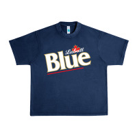 Navy labatt blue beer Urban Heavy Tee - ArtMosaic