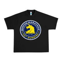Black boston marathon Urban Heavy Tee - ArtMosaic