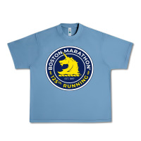 Pebble Blue boston marathon Urban Heavy Tee - ArtMosaic