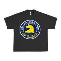 Pigment Black boston marathon Urban Heavy Tee - ArtMosaic