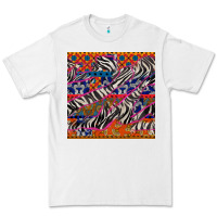 White african ankara zebra seamless pattern Premium Tee - BundleAndBundleShop