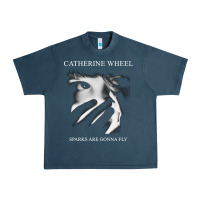Midnight Navy Catherine wheel, Catherine wheel art, Catherine wheel vintage, Catheri Urban Heavy Tee - ArtMosaic