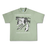 Oil Green Catherine wheel, Catherine wheel art, Catherine wheel vintage, Catheri Urban Heavy Tee - ArtMosaic