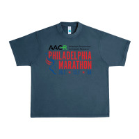 Midnight Navy PHILADELPHIA MARATHON Urban Heavy Tee - ArtMosaic