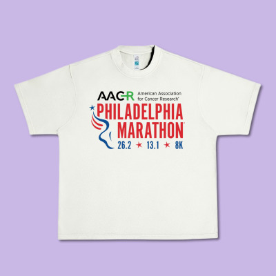 Philadelphia Marathon Urban Heavy Tee Designed By Artmosaic