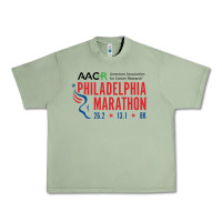 Oil Green PHILADELPHIA MARATHON Urban Heavy Tee - ArtMosaic