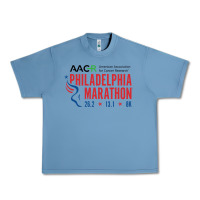 Pebble Blue PHILADELPHIA MARATHON Urban Heavy Tee - ArtMosaic