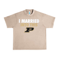 French Oak Purdue Boilermakers Married Into This - Apparel Urban Heavy Tee - ArtMosaic