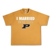 Peanut Butter Purdue Boilermakers Married Into This - Apparel Urban Heavy Tee - ArtMosaic