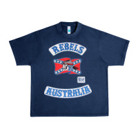 Navy rebel MC supporter Urban Heavy Tee - ArtMosaic