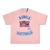 Salmon rebel MC supporter Urban Heavy Tee - ArtMosaic