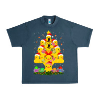 Midnight Navy duck rubber duck christmas tree duckie and quack christmas 123 Urban Heavy Tee - ArtMosaic