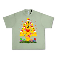 Oil Green duck rubber duck christmas tree duckie and quack christmas 123 Urban Heavy Tee - ArtMosaic