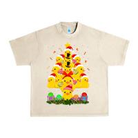 Sandshell duck rubber duck christmas tree duckie and quack christmas 123 Urban Heavy Tee - ArtMosaic