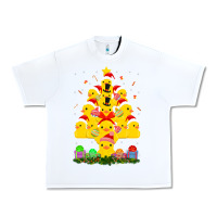 White duck rubber duck christmas tree duckie and quack christmas 123 Urban Heavy Tee - ArtMosaic