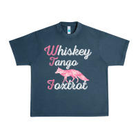 Midnight Navy whiskey tango foxtrot military womens fun wtf quote t shirt Urban Heavy Tee - ArtMosaic