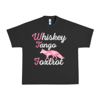 Pigment Black whiskey tango foxtrot military womens fun wtf quote t shirt Urban Heavy Tee - ArtMosaic