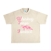 Sandshell whiskey tango foxtrot military womens fun wtf quote t shirt Urban Heavy Tee - ArtMosaic