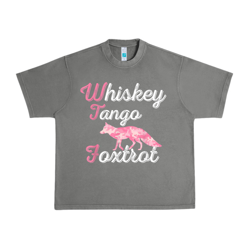 Whiskey Tango Foxtrot Military Womens Fun Wtf Quote T Shirt Urban Heavy Tee by ArtMosaic | Teevron