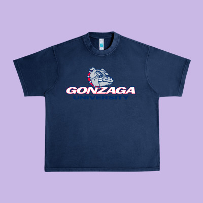 The Gonzaga Bulldogs Urban Heavy Tee Designed By Artmosaic