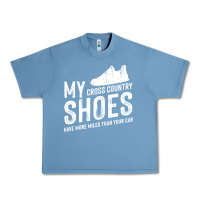 Pebble Blue cross country running   xc run runner pullover hoodie Urban Heavy Tee - ArtMosaic