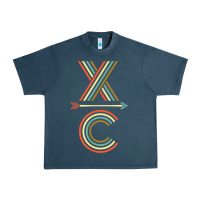 Midnight Navy X-Country Design For Cross Country Runners and Coaches Urban Heavy Tee - ArtMosaic