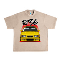 French Oak Yellow E36 Urban Heavy Tee - ArtMosaic