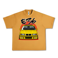 Peanut Butter Yellow E36 Urban Heavy Tee - ArtMosaic