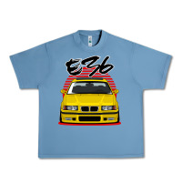 Pebble Blue Yellow E36 Urban Heavy Tee - ArtMosaic