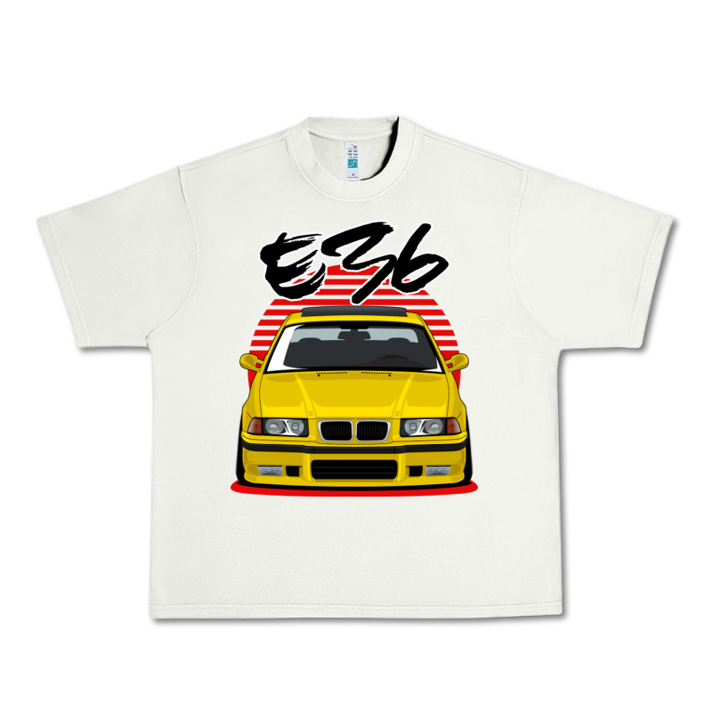 Yellow E36 Urban Heavy Tee by ArtMosaic | Teevron