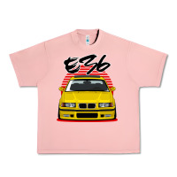Salmon Yellow E36 Urban Heavy Tee - ArtMosaic