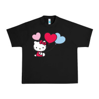 Black kitty Urban Heavy Tee - ArtMosaic