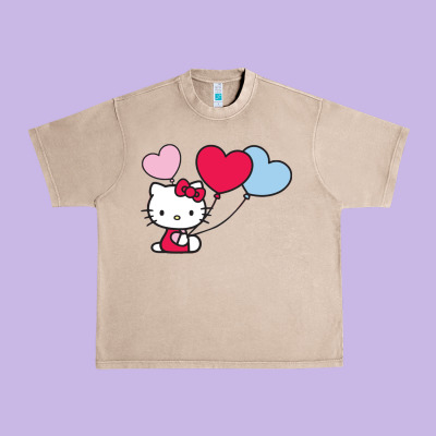 Kitty Urban Heavy Tee Designed By Artmosaic