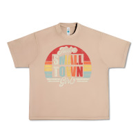 Burro Limited Edition Retro Vintage Just A Small Town Girl Urban Heavy Tee - ArtMosaic