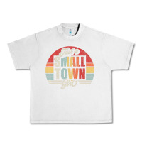 Lunar Rock Limited Edition Retro Vintage Just A Small Town Girl Urban Heavy Tee - ArtMosaic