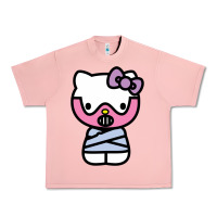 Salmon hell kitty cute devil Urban Heavy Tee - ArtMosaic