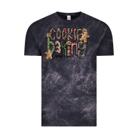Cloud Black Cookie Baking Crew Vintage Tee - CowhideDigitalArt