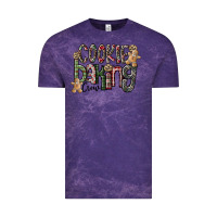 Cloud Purple Cookie Baking Crew Vintage Tee - CowhideDigitalArt