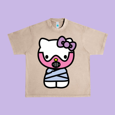 Hell Kitty Cute Devil Urban Heavy Tee Designed By Artmosaic