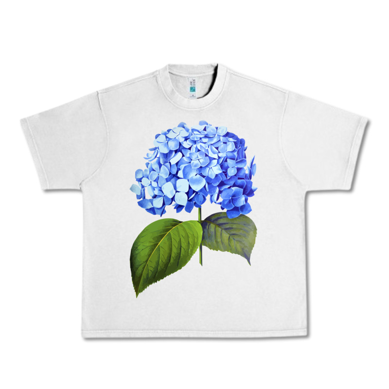 Blue  Hydrangea Urban Heavy Tee by ArtMosaic | Teevron