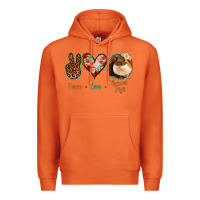 Carrot Peace Love Guinea Pigs Premium Hoodie - Jasminsmagicworld