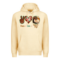 Pina Colada Peace Love Guinea Pigs Premium Hoodie - Jasminsmagicworld
