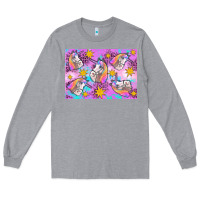 Heather Grey unicorn Long Sleeve Tee - Artiststas